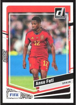 Ansu Fati, Kartička, 2023-24 Panini Donruss Soccer, BASE