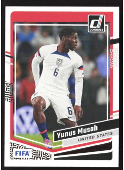Yunus Musah, Kartička, 2023-24 Panini Donruss Soccer, BASE
