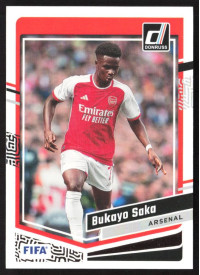 Bukayo Saka, Kartička, 2023-24 Panini Donruss Soccer, BASE