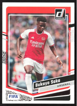 Bukayo Saka, Kartička, 2023-24 Panini Donruss Soccer, BASE
