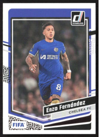 Enzo Fernandez, Kartička, 2023-24 Panini Donruss Soccer, BASE