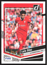 Luis Diaz, Kartička, 2023-24 Panini Donruss Soccer, BASE