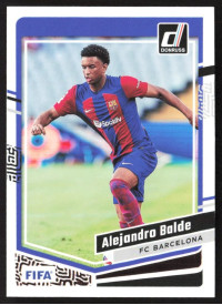 Alejandro Balde, Kartička, 2023-24 Panini Donruss Soccer, BASE