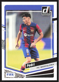 Pedri, Kartička, 2023-24 Panini Donruss Soccer, BASE