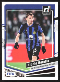 Nicolo Barella, Kartička, 2023-24 Panini Donruss Soccer, BASE
