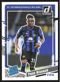 Yann Bisseck, Kartička, 2023-24 Panini Donruss Soccer, BASE