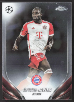 Alphonso Davies, Kartička, Topps Chrome UEFA Club Competitions 2023-24, BASE
