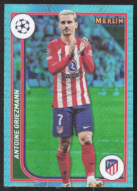 Antoine Griezmann, Kartička, Topps Merlin Chrome UEFA Club Competitions 2023-24, Aqua Prism Refractor