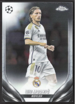 Luka Modrić, Kartička, Topps Chrome UEFA Club Competitions 2023-24, BASE