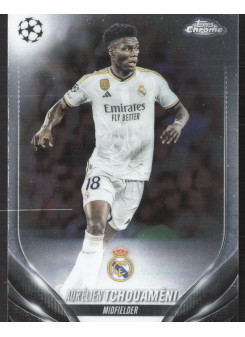 Aurélien Tchouaméni, Kartička, Topps Chrome UEFA Club Competitions 2023-24, BASE