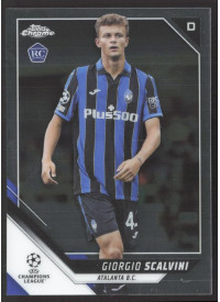 Giorgio Scalvini, Kartička, 2021-22 Topps Chrome UEFA Champtions League, BASE