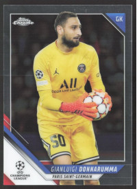 Gianluigi Donnarumma, Kartička, 2021-22 Topps Chrome UEFA Champtions League, BASE