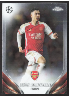 Gabriel Martinelli, Card, Topps Chrome UEFA Club Competitions 2023-24, BASE