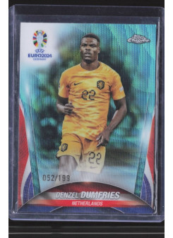 Denzel Dumfries, Kartička, Topps Chrome UEFA Euro 2024, LIMIT