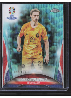 Frenkie de Jong, Kartička, Topps Chrome UEFA Euro 2024, LIMIT