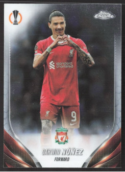 Darwin Núñez, Kartička, Topps Chrome UEFA Club Competitions 2023-24, BASE