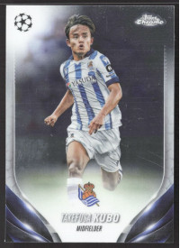 Takefusa Kubo, Kartička, Topps Chrome UEFA Club Competitions 2023-24, BASE