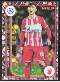Inbeom Hwang, Kartička, Topps Merlin Chrome UEFA Club Competitions 2023-24, Vintage Merlin Refractor