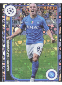 Giacomo Raspadori, Kartička, Topps Merlin Chrome UEFA Club Competitions 2023-24, Vintage Merlin Refractor