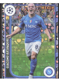 Giacomo Raspadori, Kartička, Topps Merlin Chrome UEFA Club Competitions 2023-24, Vintage Merlin Refractor