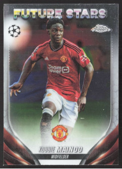 Kobbie Mainoo, Kartička, Topps Chrome UEFA Club Competitions 2023-24, BASE