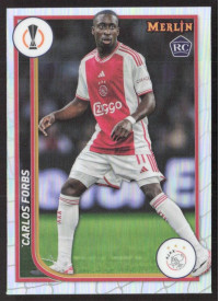 Carlos Forbs, Kartička, Topps Merlin Chrome UEFA Club Competitions 2023-24, Refractor