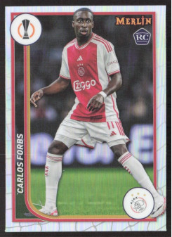 Carlos Forbs, Kartička, Topps Merlin Chrome UEFA Club Competitions 2023-24, Refractor