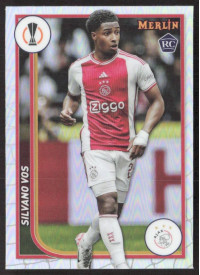 Silvano Vos, Kartička, Topps Merlin Chrome UEFA Club Competitions 2023-24, Refractor