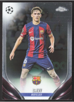 Gavi, Kartička, Topps Chrome UEFA Club Competitions 2023-24, BASE