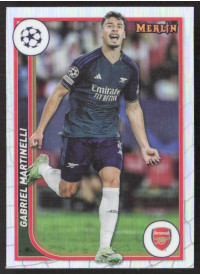 Gabriel Martinelli, Kartička, Topps Merlin Chrome UEFA Club Competitions 2023-24, Refractor