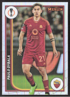 Paulo Dybala, Kartička, Topps Merlin Chrome UEFA Club Competitions 2023-24, Refractor