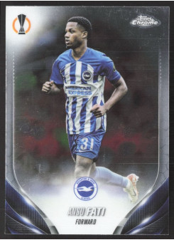 Ansu Fati, Kartička, Topps Chrome UEFA Club Competitions 2023-24, BASE