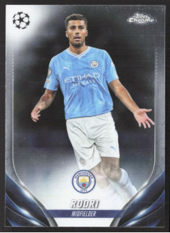 Rodri, Kartička, Topps Chrome UEFA Club Competitions 2023-24, BASE
