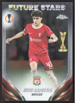 Stefan Bajcetic, Kartička, Topps Chrome UEFA Club Competitions 2023-24, BASE