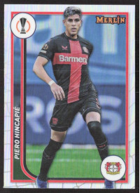 Piero Hincapie, Kartička, Topps Merlin Chrome UEFA Club Competitions 2023-24, Refractor