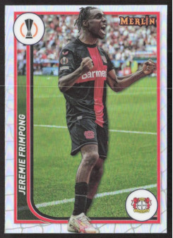 Jeremie Frimpong, Kartička, Topps Merlin Chrome UEFA Club Competitions 2023-24, Refractor