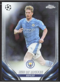 Kevin De Bruyne, Kartička, Topps Chrome UEFA Club Competitions 2023-24, BASE