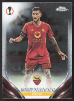 Lorenzo Pellegrini, Kartička, Topps Chrome UEFA Club Competitions 2023-24, BASE