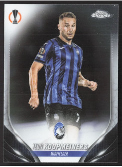 Teun Koopmeiners, Kartička, Topps Chrome UEFA Club Competitions 2023-24, BASE