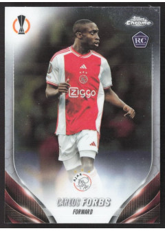 Carlos Forbs, Card, Topps Chrome UEFA Club Competitions 2023-24, BASE