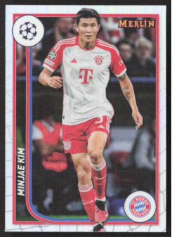 Minjae Kim, Kartička, Topps Merlin Chrome UEFA Club Competitions 2023-24, Refractor