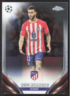 Mario Hermoso, Kartička, Topps Chrome UEFA Club Competitions 2023-24, BASE