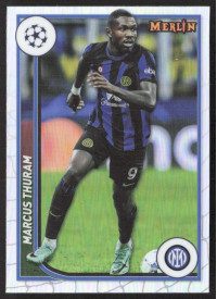 Marcus Thuram, Kartička, Topps Merlin Chrome UEFA Club Competitions 2023-24, Refractor