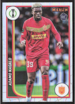 Adamo Nagalo, Kartička, Topps Merlin Chrome UEFA Club Competitions 2023-24, Refractor