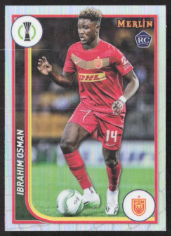 Ibrahim Osman, Kartička, Topps Merlin Chrome UEFA Club Competitions 2023-24, Refractor