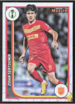 Zidan Sertdemir, Kartička, Topps Merlin Chrome UEFA Club Competitions 2023-24, Refractor