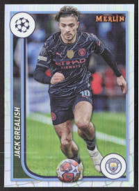 Jack Grealish, Kartička, Topps Merlin Chrome UEFA Club Competitions 2023-24, Refractor