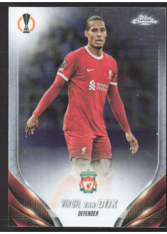 Virgil van Dijk, Kartička, Topps Chrome UEFA Club Competitions 2023-24, BASE