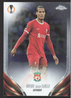 Virgil van Dijk, Kartička, Topps Chrome UEFA Club Competitions 2023-24, BASE
