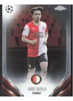 Ayase Ueda, Kartička, Topps Chrome UEFA Club Competitions 2023-24, BASE